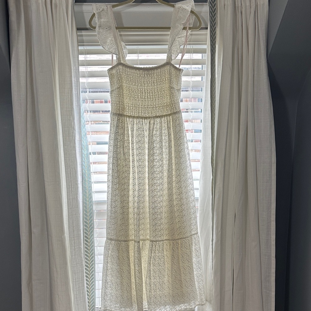 Nanette Lepore Cream Textured Dress